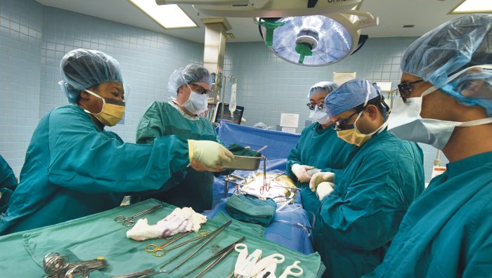 Transplant team led by Dr. Todd Merchen