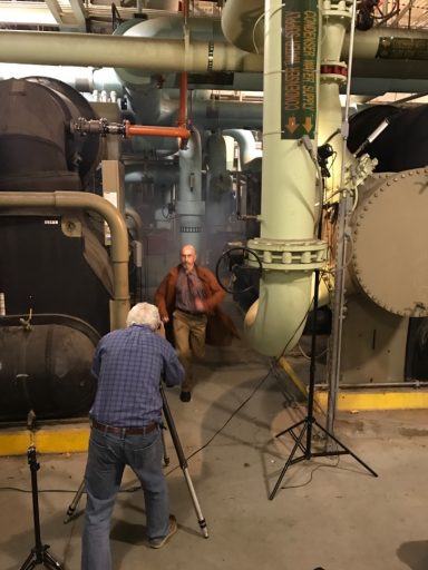 Phil Jones photographs Dr. Brian Armstrong.