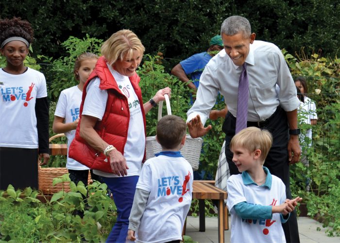 Donna Martin meets President Obama
