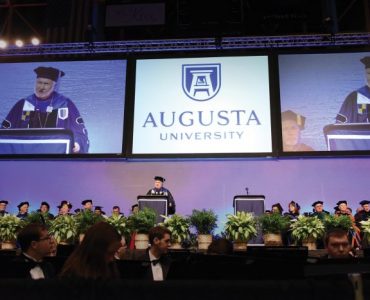 Dr. Keel speaks at commencement