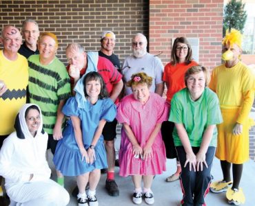 General Dentistry group dressed up as Peanuts characters