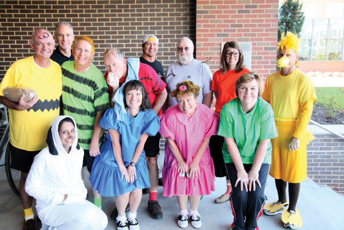 General Dentistry group dressed up as Peanuts characters