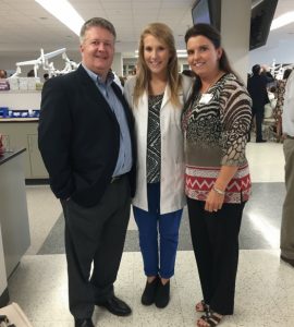 Katie Parham, dad Mike Parham and mom Sue Parham