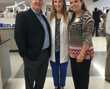 Katie Parham, dad Mike Parham and mom Sue Parham