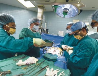 Transplant team led by Dr. Todd Merchen