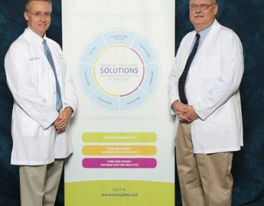 Drs. Sidney Smith (left) and Patrick Godbey.