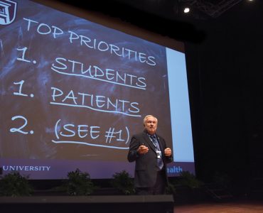 Dr. Keel at State of the University address