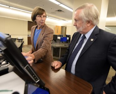 Joanne Sexton and Brooks Keel at the Cyber Institute