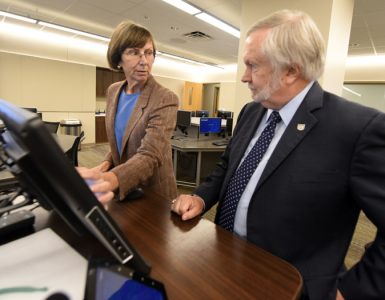 Joanne Sexton and Brooks Keel at the Cyber Institute