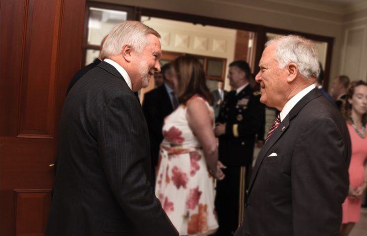 President Brooks Keel and Governor Nathan Deal