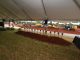 Ceremonial shovels are ready for the groundbreaking of the Hull McKnight Georgia Cyber Center. Photos by Phil Jones/Augusta University