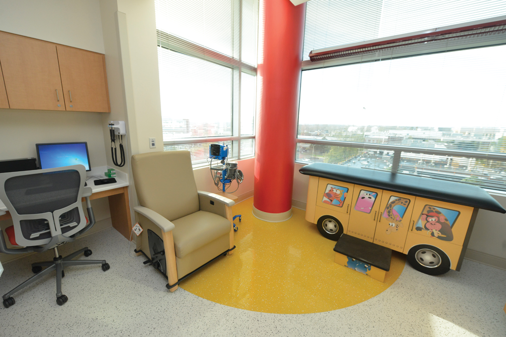 Pediatric research area at CHOG