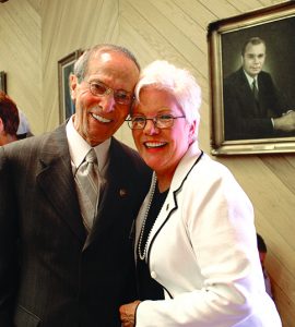 Man posing with woman