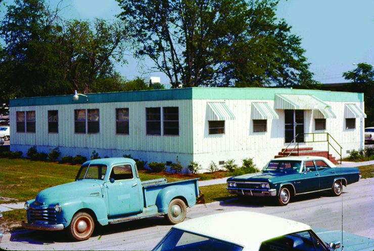 Trailer with old cars