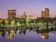 Skyline of Augusta's waterfront