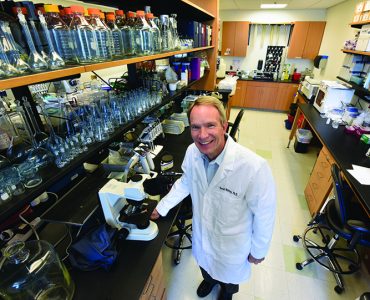 Dr. David Mattson in lab