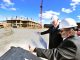 Ron Booth and Diego Vazquez at construction site