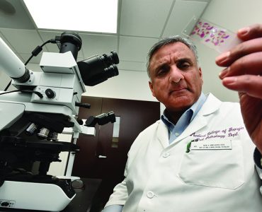 Dr. Rafik Abdelsayed in lab