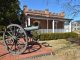 old building with cannon