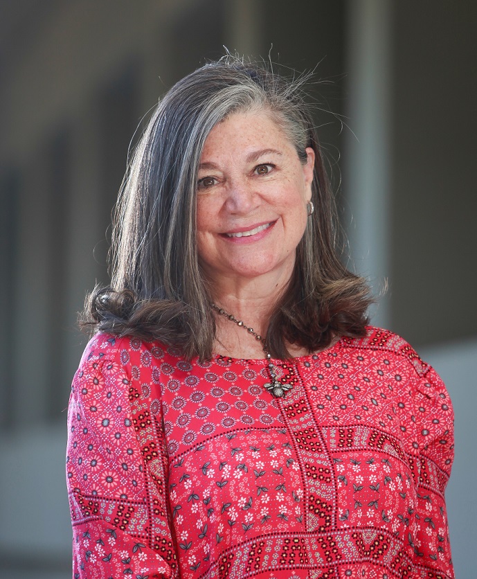 woman smiling at camera