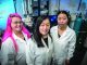 Xin-Yun Lu, MD, PhD, (center) with Graduate Student Kirstyn Denney (left) and Postdoctoral Fellow Yuting Chen, PhD, both coauthors on the new paper