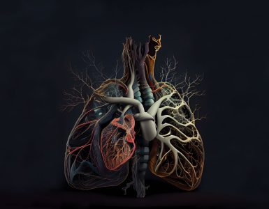 artistic rendering of the vascular system